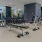 a gym with exercise equipment