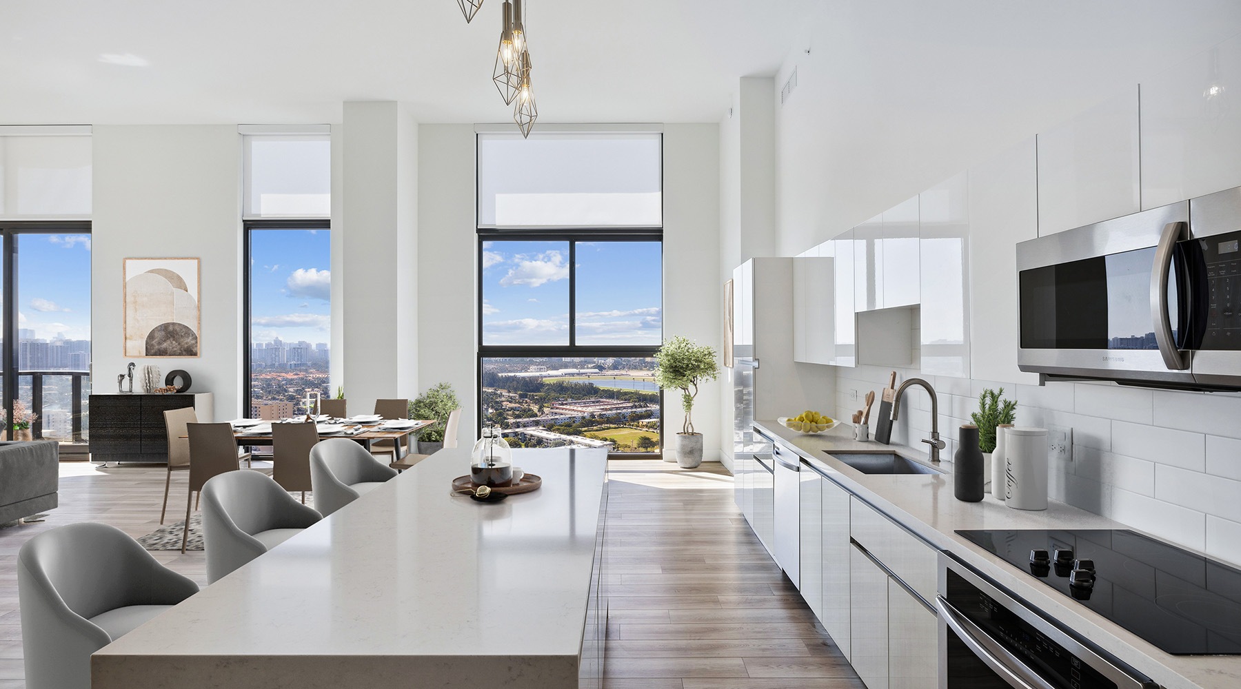 Spacious kitchens with thoughtful details large kitchen with a large island